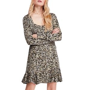 Free People Sundress Floral Mid Bohemian